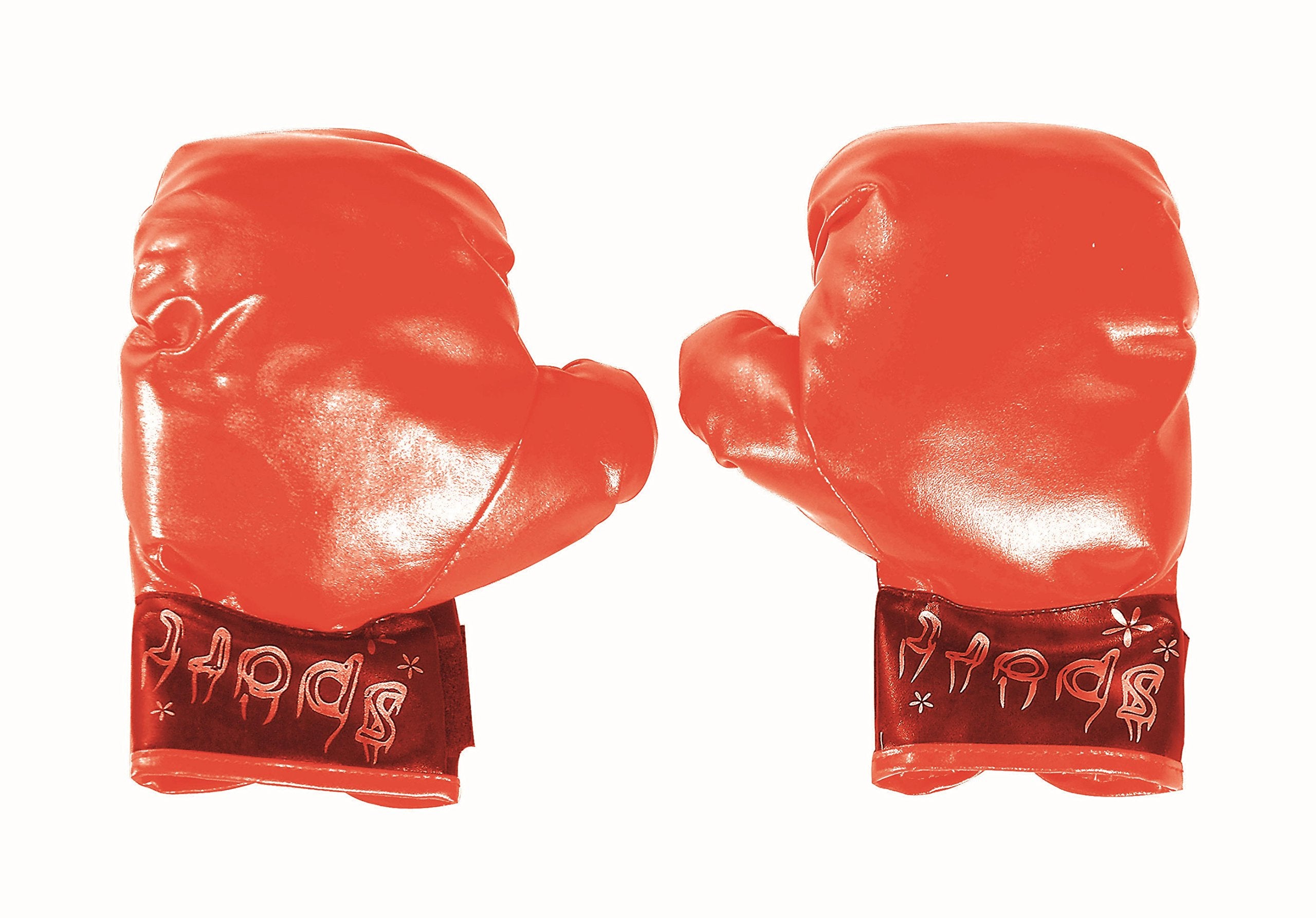 Red Vinyl Boxing Gloves