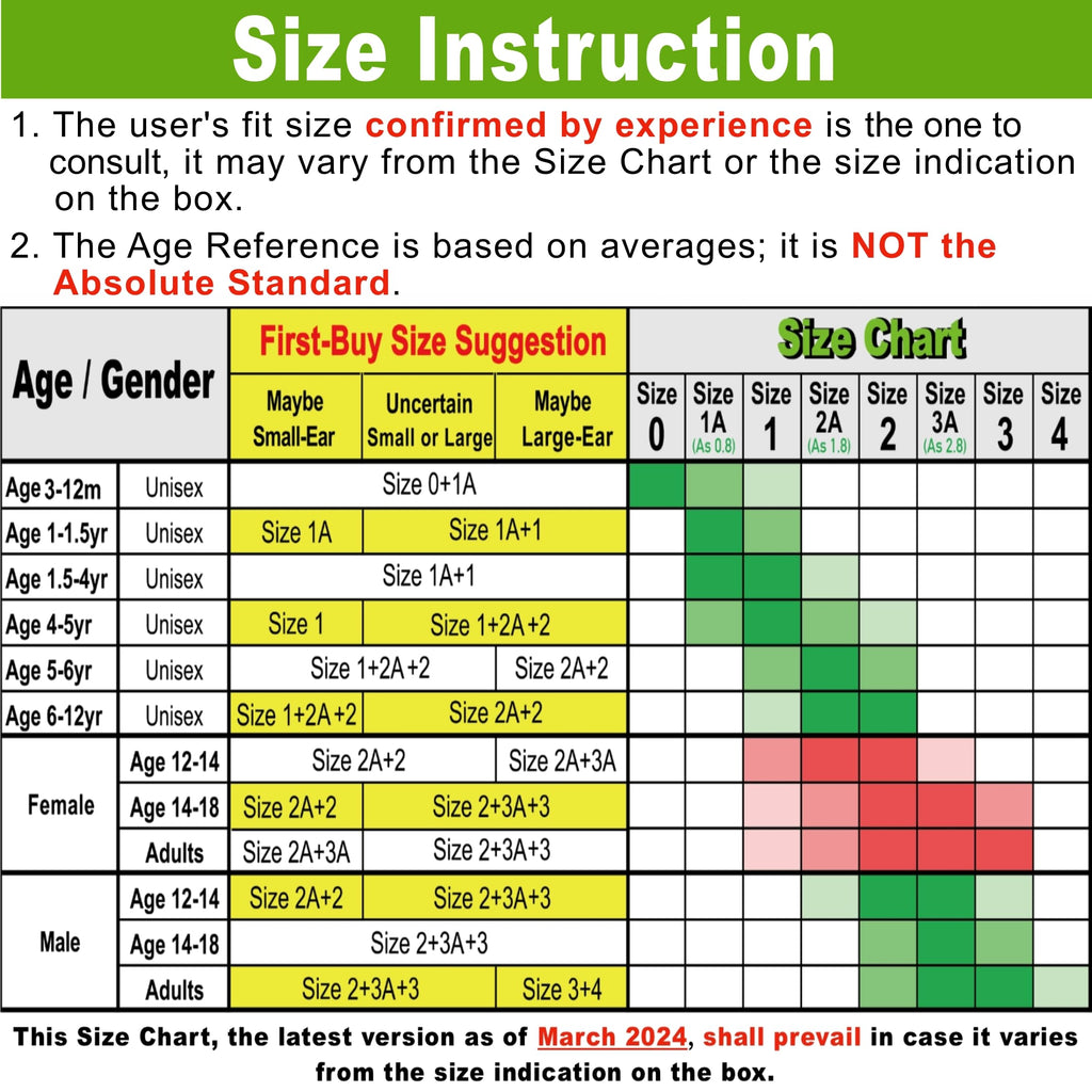 Waterdam A-Series Swimming Ear Plugs Ultra Comfy Great Waterproof Earplugs (Size 2A+2A+2A: Kids Teens Small&Medium Ear Women (Gr