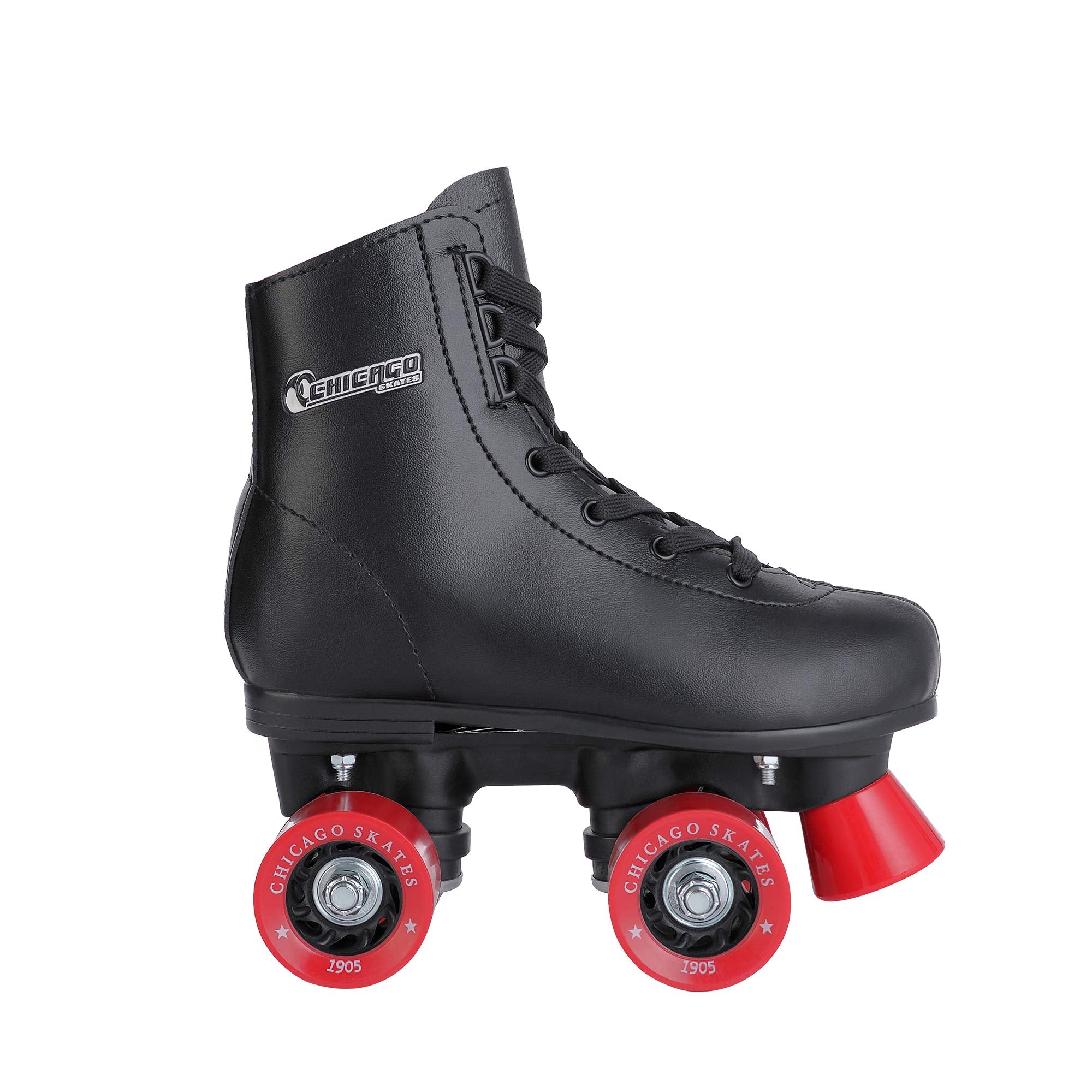 Chicago Boys Rink Roller Skate - Black Youth Quad Skates - Size 1