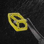 Rockbros Mountain Bike Pedals Flat Mtb Pedals Nylon Fiber Bicycle Platform Pedals For Road Mountain Bmx Mtb Bikes Green