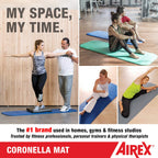Airex Official Coronella Exercise Mat - Home Workout For Rehabilitation, Strength Training, Aerobics, Water Fitness, Exercise, W
