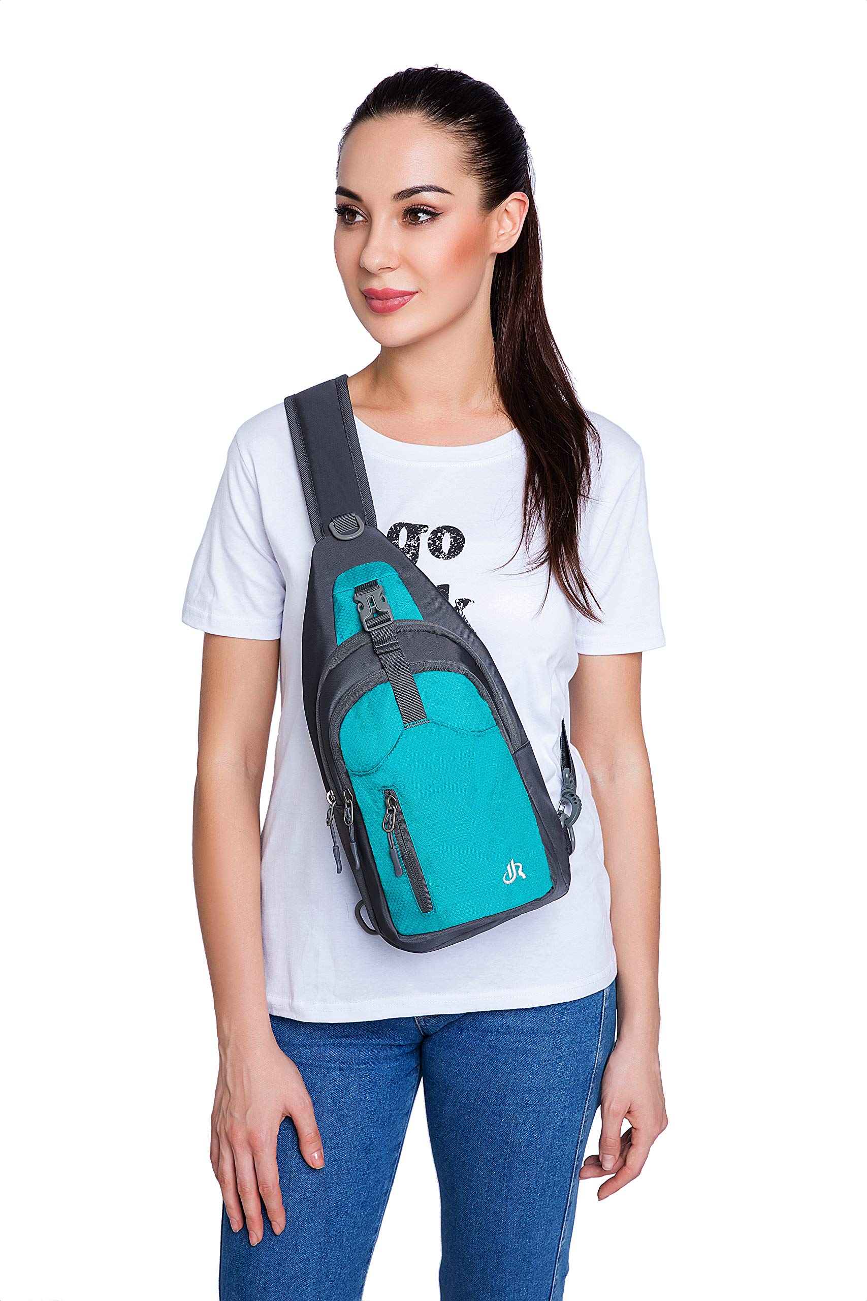 Y&R Direct Sling Bag Sling Backpack,Shoulder Chest Crossbody Bag Purse Nylon Lightweight Multicolor Small Daypack Outdoor Hiking
