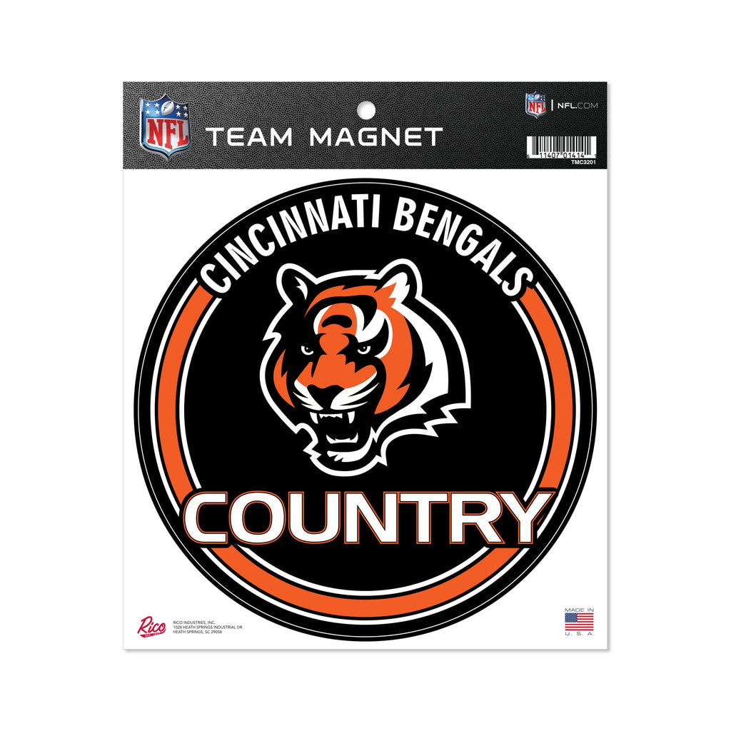 Rico Industries Nfl Cincinnati Bengals 8'' Round Magnet