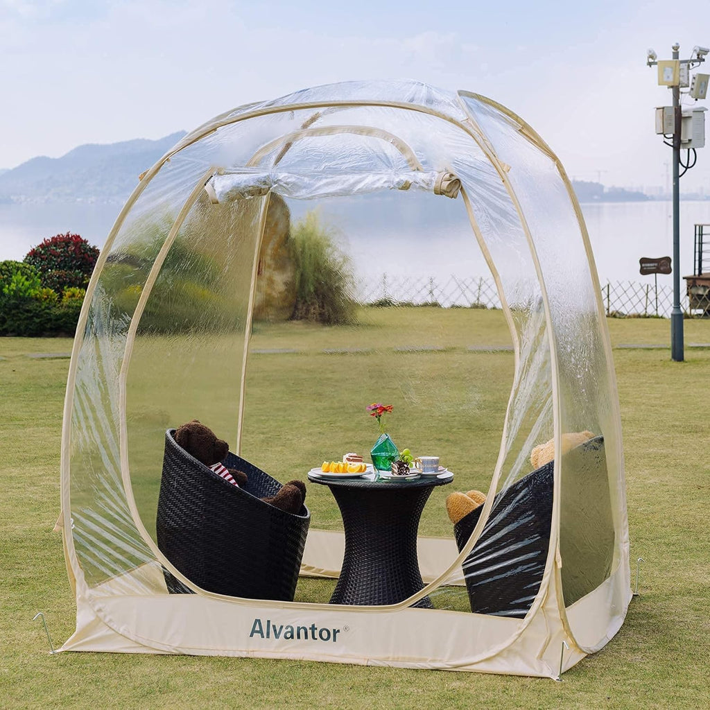 Alvantor Pop Up Bubble Tent - 6 X 6 Instant Igloo Tent - 2-3 Person Screen House For Patios - Large Oversize Weather Proof Pod -