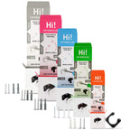 Hornit Clug Bike Clip Storage Rack & Mount System - Worlds Smallest Bike Rack For Indoor/Outdoor Bike Storage - Won'T Damage Rim