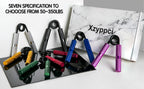 Xzyppci Hand Grip Strengthener Set 50-350Lb(7Pack) Heavy Grip Strengthener,Hand Grip Finger Strengthener Metal Wrist & Forearm H