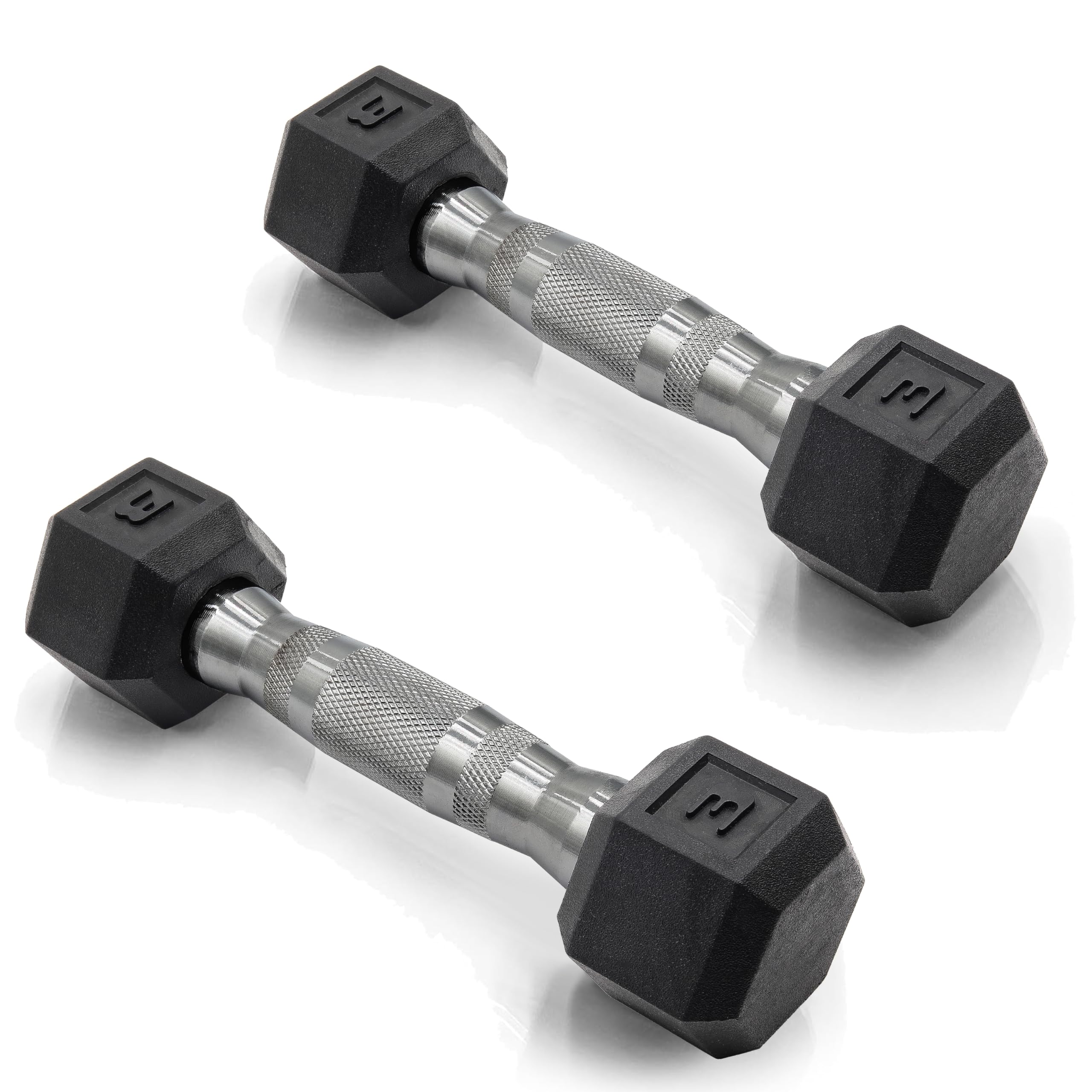 CAP Barbell 3 LB Pair Coated Hex Dumbbell Weight