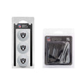 Team Golf NFL Las Vegas Raiders 3 Golf Balls And 50 Golf Tees Logo Imprinted Golf Balls (3 Count) & 2-3/4 Regulation Golf Tees (