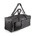 Fitdom 130L 36 Heavy Duty Extra Large Sports Gym Equipment Travel Duffle Bag W/Adjustable Shoulder Strap & 7 Compartments. Perfe
