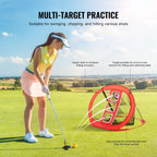 Vevor Golf Chipping Net, Pop Up Golf Practice Net, Portable Indoor Outdoor Home Golf Hitting Aid Net With Target And Carry Bag,