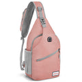 ZOMAKE Sling Bag for Women Men, Small Crossbody Sling Backpack, Mini Water Resistant Shoulder Daypack for Travel, Anti Thief Che