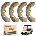 10L0L Golf Cart Brake Shoes for Club Car DS & Carryall 1981-1994 OEM 101146302 101880701, EZGO XI-Serial 1983-1986, Yamaha G1 19