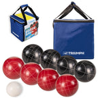 Triumph Sports Competition 100Mm Resin Bocce Ball Outdoor Game Set With Carrying Bag For Easy Storage,Multi,One Size,35-7103-3