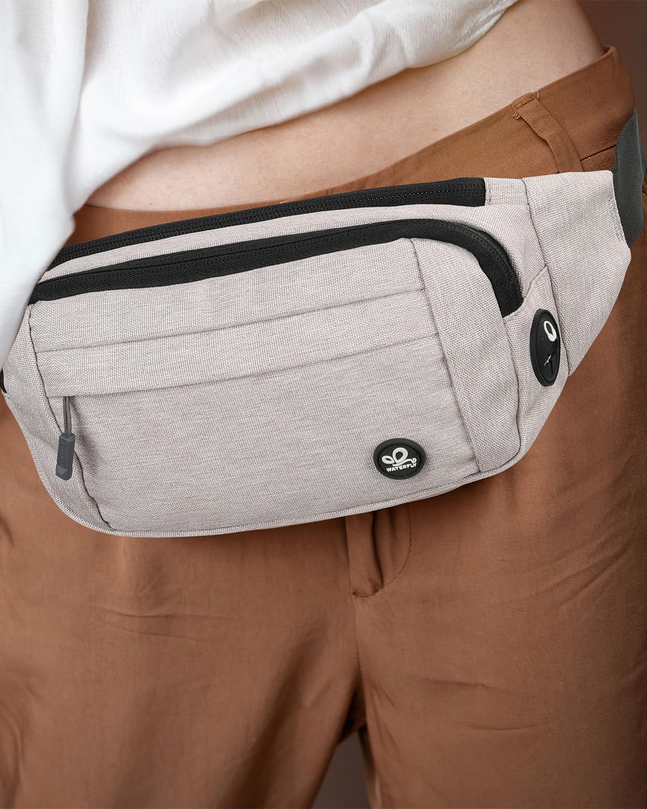 Waterfly Fanny Pack Waist Bag: Runner Small Hip Pouch Bum Bag Running Fannie Pack Phanny Fannypack Waistpack Bumbag Beltbag Spor