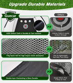 Golf Net, 10X7Ft Golf Practice Net With Tri-Turf Golf Mat, All In 1 Home Golf Hitting Aid Nets For Backyard Driving Chipping Swi