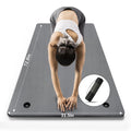 Lfs Large Yoga Mat - 72''X 31.5'' X 2/5 Inch, Extra Wide And Extra Thick Non Slip Exercise & Fitness Yoga Mat With Band And Yoga