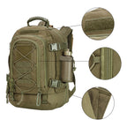Zseararmy Large Tactical Backpack For Men Military Backpack With Diy System For Travel, Work,Camping,Hunting,Hiking,Sports (Gree