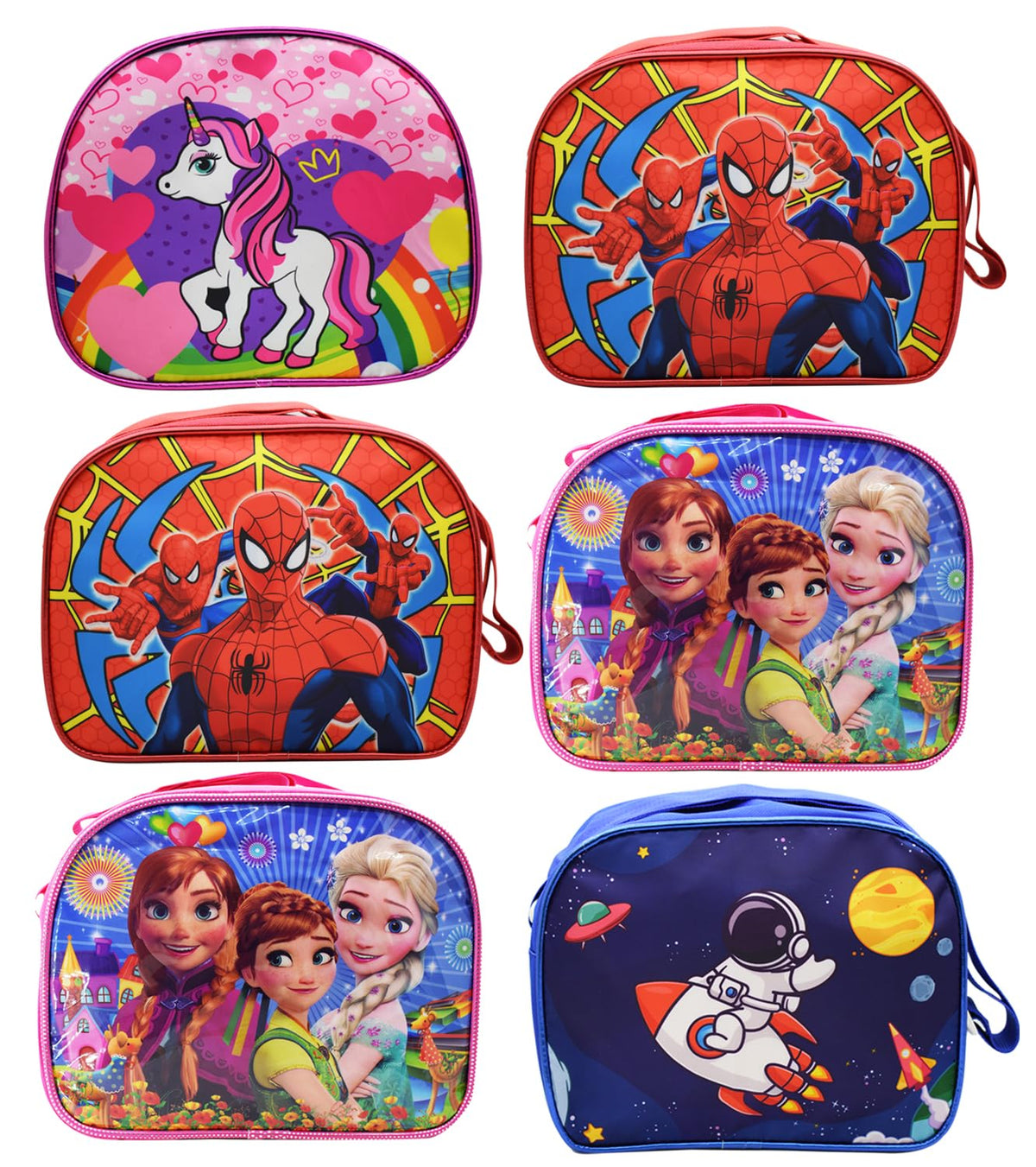 Asera Birthday Return Gifts Sling/Picnic Bag Mix Design Theme For Kids