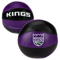 Franklin Sports Nba Sacramento Kings Toy Basketballs - 2 Pack Of Kids Soft Mini Basketballs For Over The Door + Indoor Hoops - N