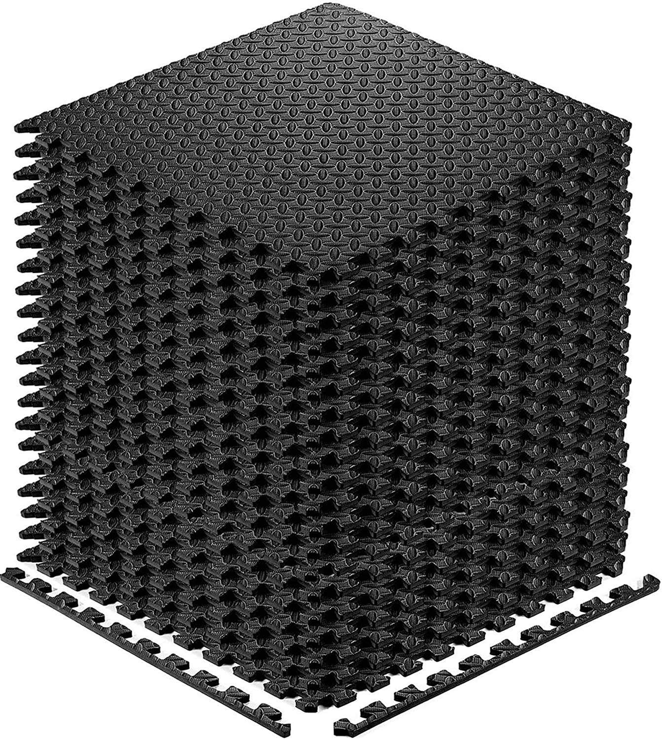 Walsai Exercise Mats Puzzle Foam Mats Gym Flooring Mat Cover 20 SQ.FT Interlocking Foam Mats with EVA Foam Floor Tiles for Home 