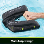 Aqua Fitness, 3-In-1 Combo Pull-Kick-Swim Kickboard, Eva Foam Swim Training Device, Adults