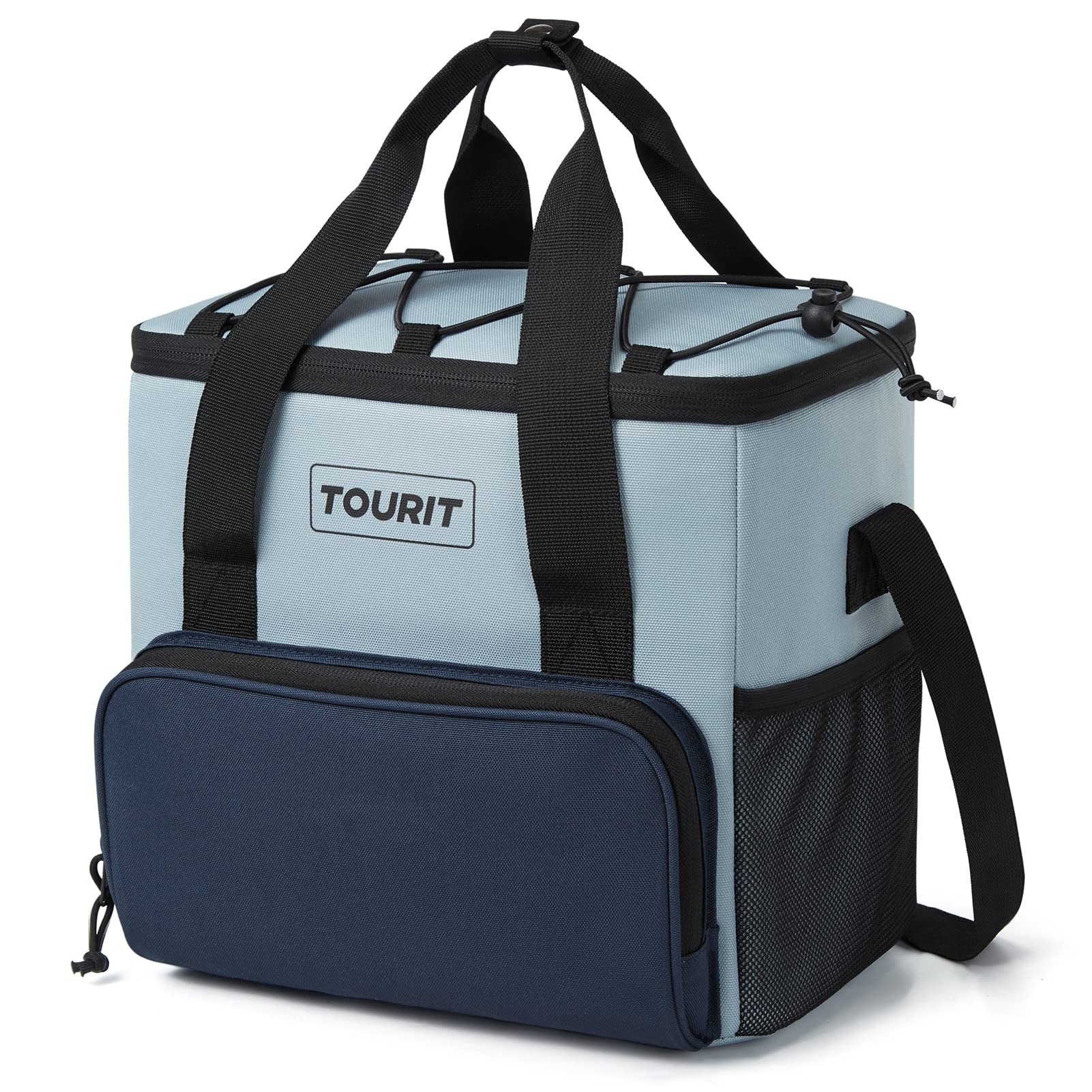 Tourit Cooler Bag 24-Can Insulated Soft Cooler Lunch Coolers Portable Cooler Bag 14.6L For Picnic, Beach, Work, Trip, Daily, Gre