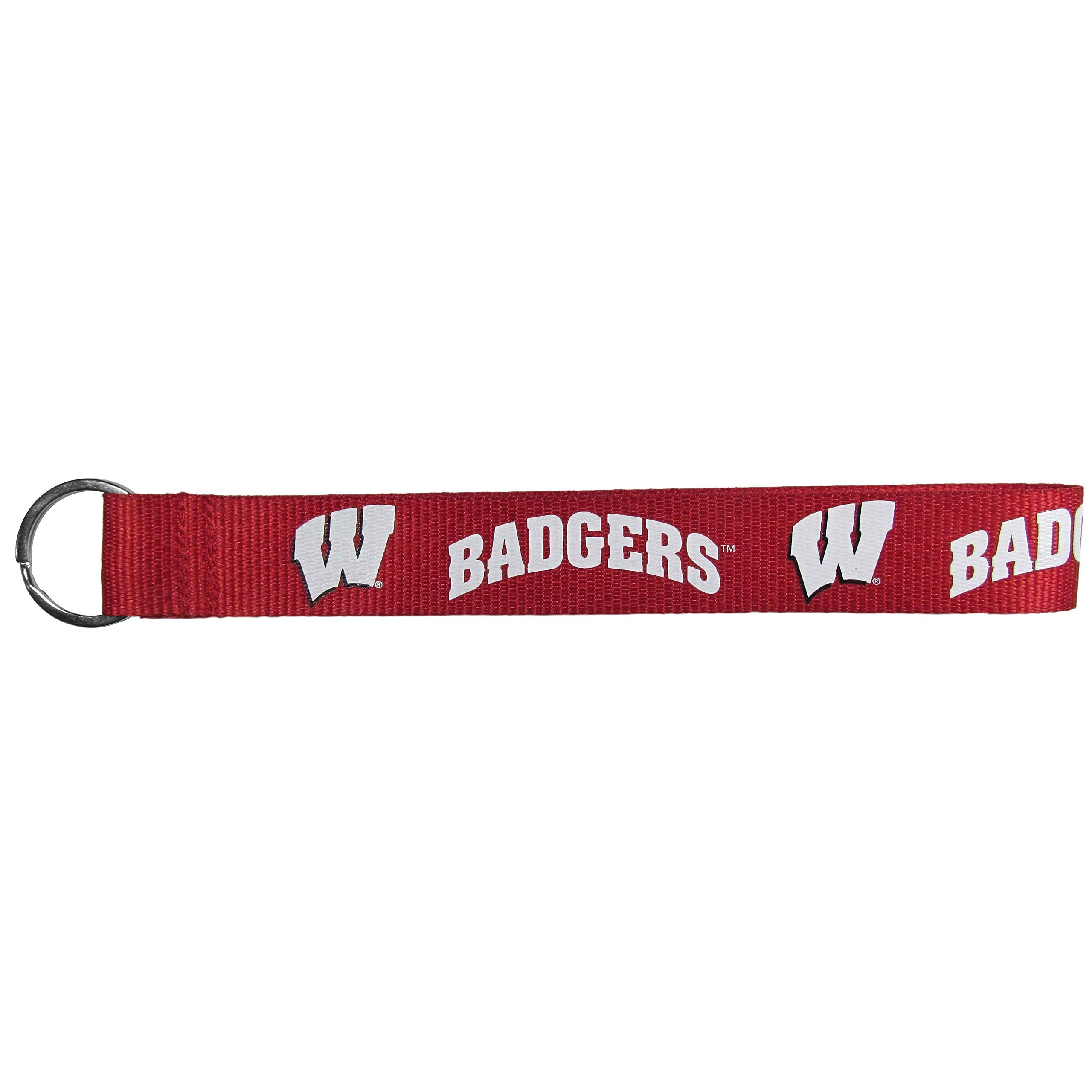 Siskiyou Sports Unisex Ncaa Wisconsin Badgers Lanyard Key Chain, Wristlet, Red