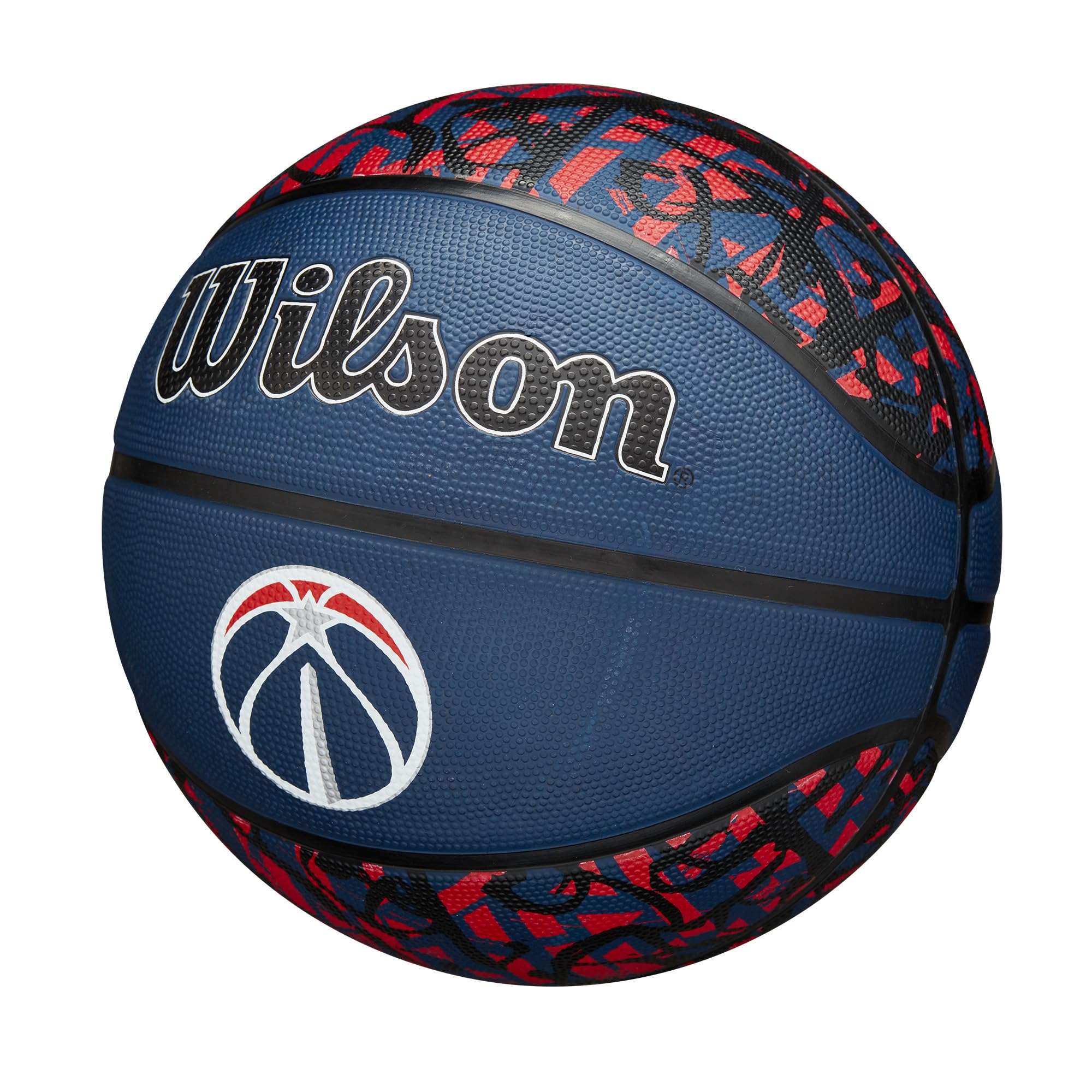 Wilson Nba Team Graffiti Basketball - Washington Wizards, Size 7-29.5''