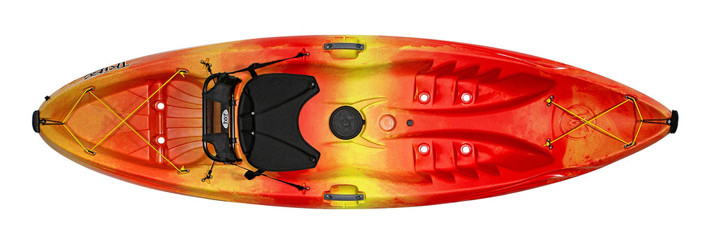 Perception Kayaks Tribe 9.5  Sit On Top Kayak For All-Around Fun  Large Rear Storage With Tie Downs  9 5''