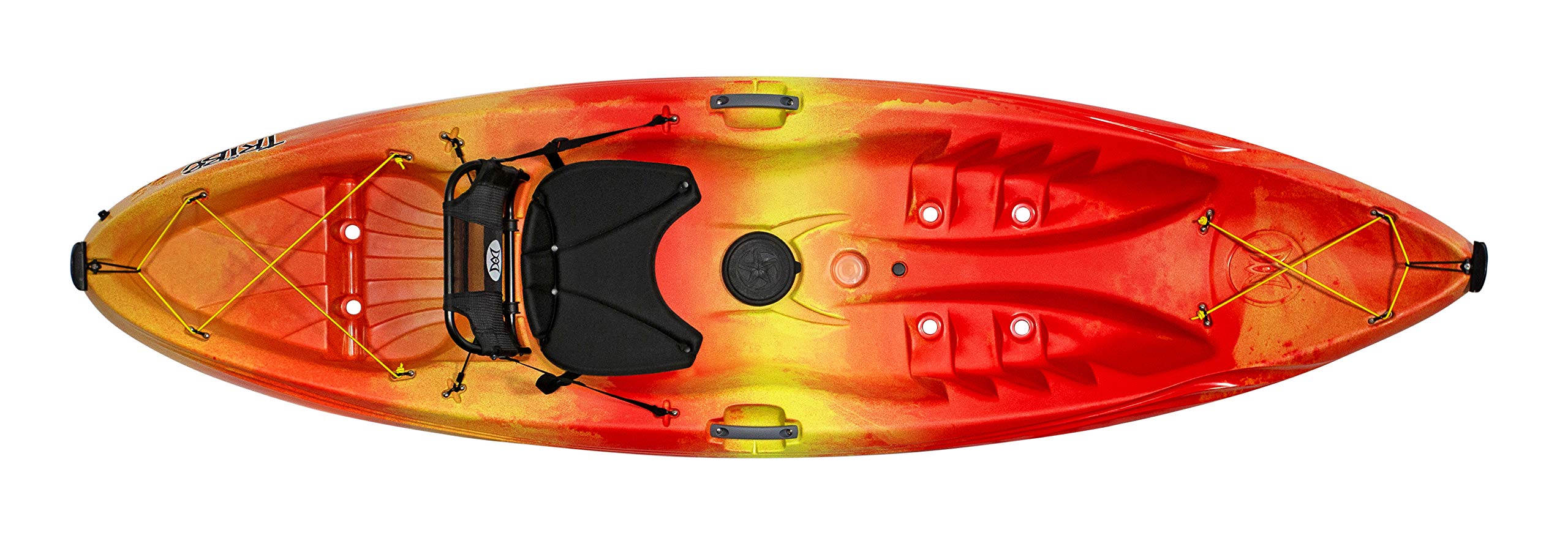Perception Kayaks Tribe 9.5  Sit On Top Kayak For All-Around Fun  Large Rear Storage With Tie Downs  9 5''