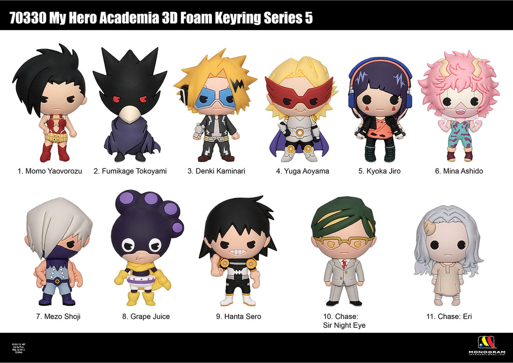 Funimation My Hero Academia Series 5-3D Foam Bag Clip In Blind Bag