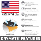 Drymate Tent Carpet Mat, Protective Waterproof Liner Keeps You Warm & Dry, Camping Floor Rug Accessory (60 X 74), Durable, Light