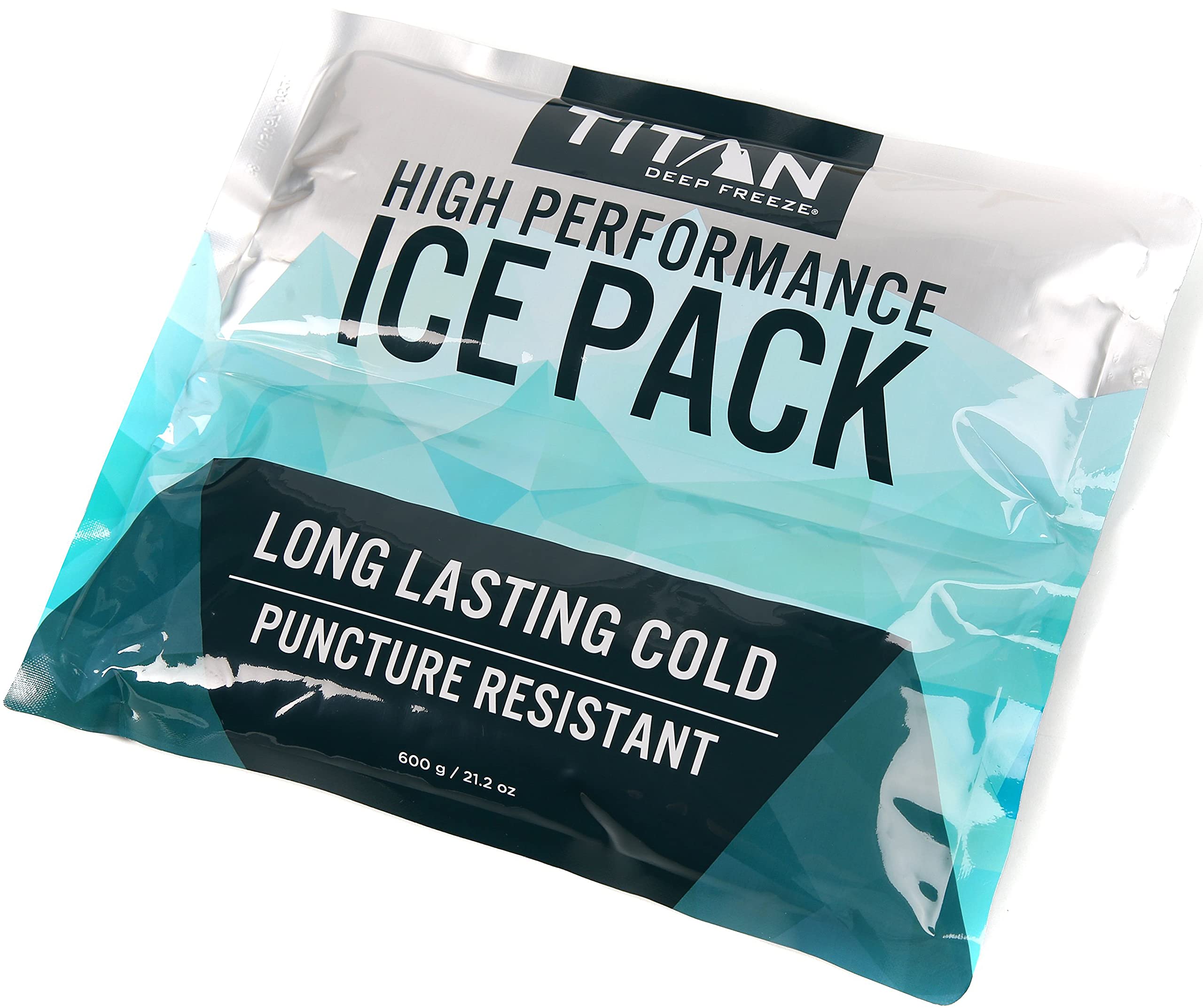 Arctic Zone Titan Deep Freeze Ice Pack- (2 Pack) 600 Gram High Performance Ice Pack - Long-Lasting, Puncture-Resistant Cold Pack