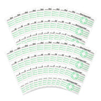 Combo Pack (100 Driver+100 Iron) Ultra-Thin Golf Impact Tape For Accurate Swing Analysis And Shot Feedback By Direct Impact Golf