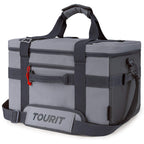 Tourit Cooler Bag 48-Can Insulated Soft Cooler Large Collapsible Cooler Bag 32L Lunch Coolers For Picnic, Beach, Work, Trip, Gre