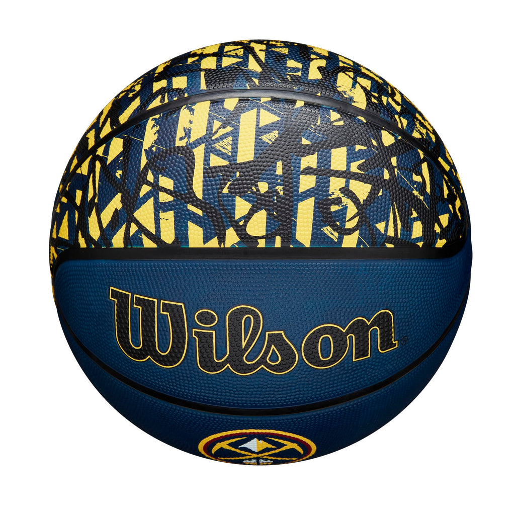 Wilson Nba Team Graffiti Basketball - Denver Nuggets, Size 7-29.5''