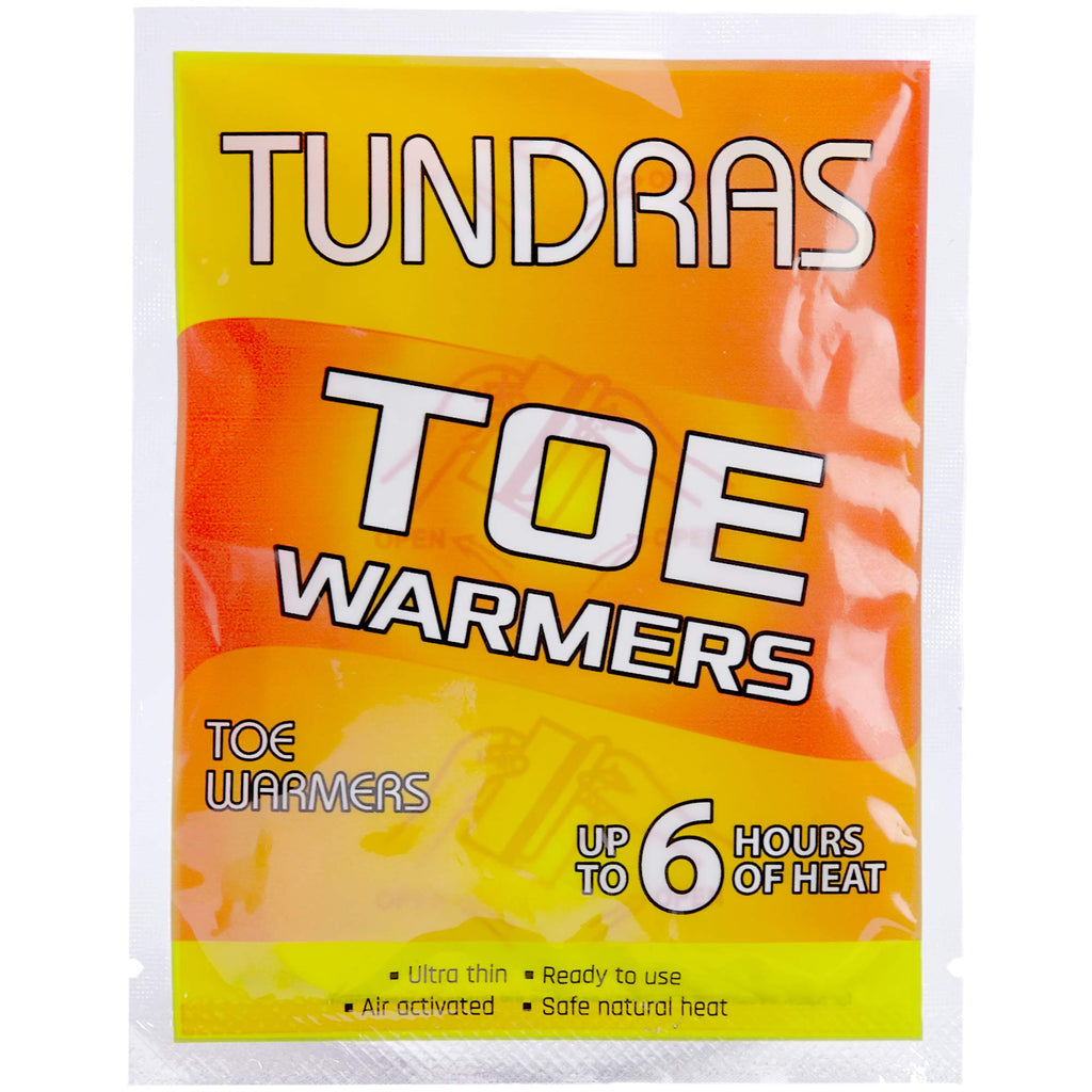 Hot Toe Foot Heat Warmers - 40 Count, Adhesive Long Lasting Air Activated Disposable Natural Heating Pads For Shoes, Boots - Odo