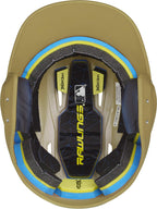 Rawlings | Mach Batting Helmet | Matte Vegas Gold | Junior (6 3/8'' - 7 1/8'')