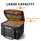 Tourit Cooler Bag 48-Can Insulated Soft Cooler Large Collapsible Cooler Bag 32L Lunch Coolers For Picnic, Beach, Work, Trip, Bla