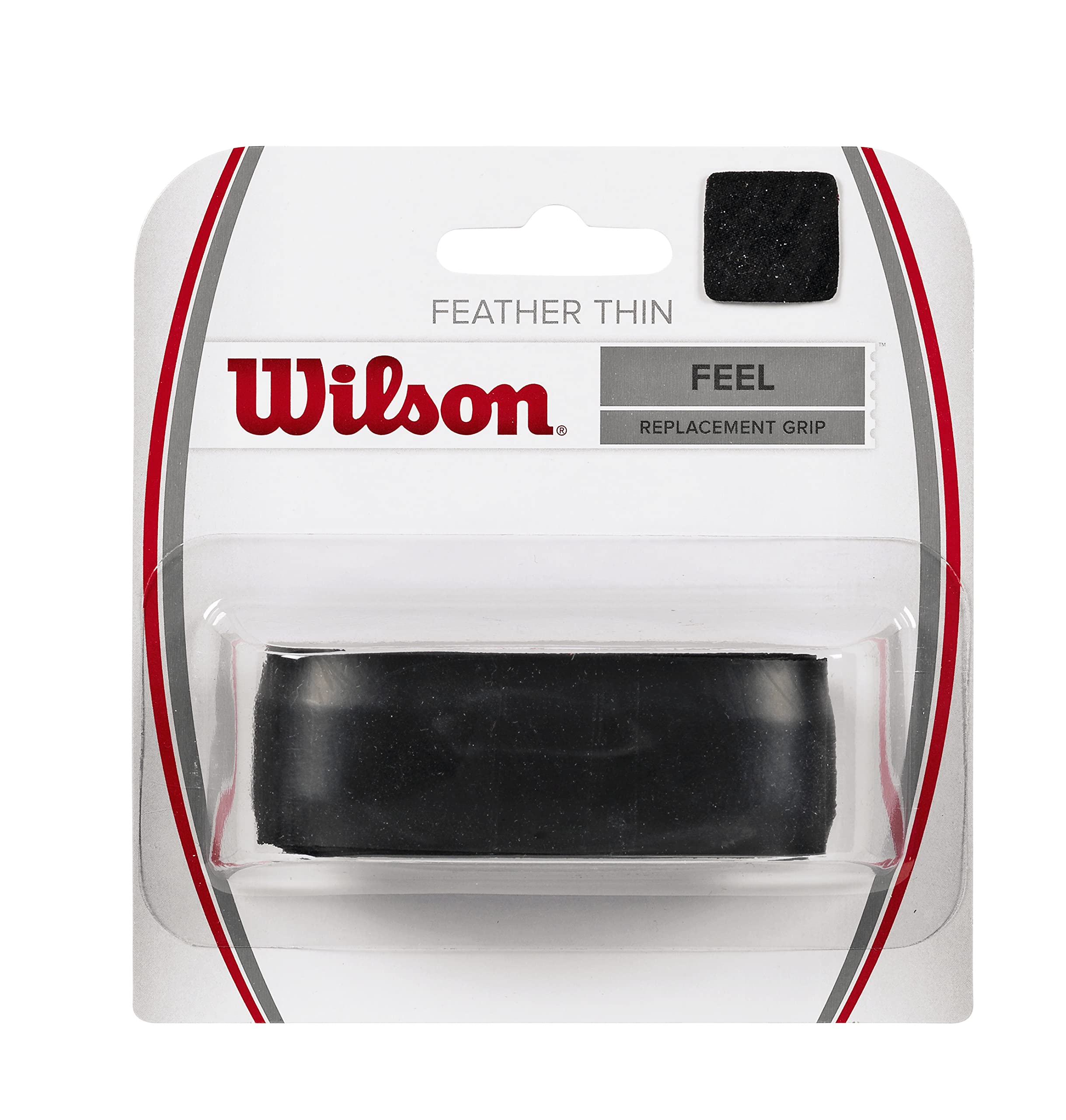 Wilson Featherthin Tennis Racquet Grip, Black