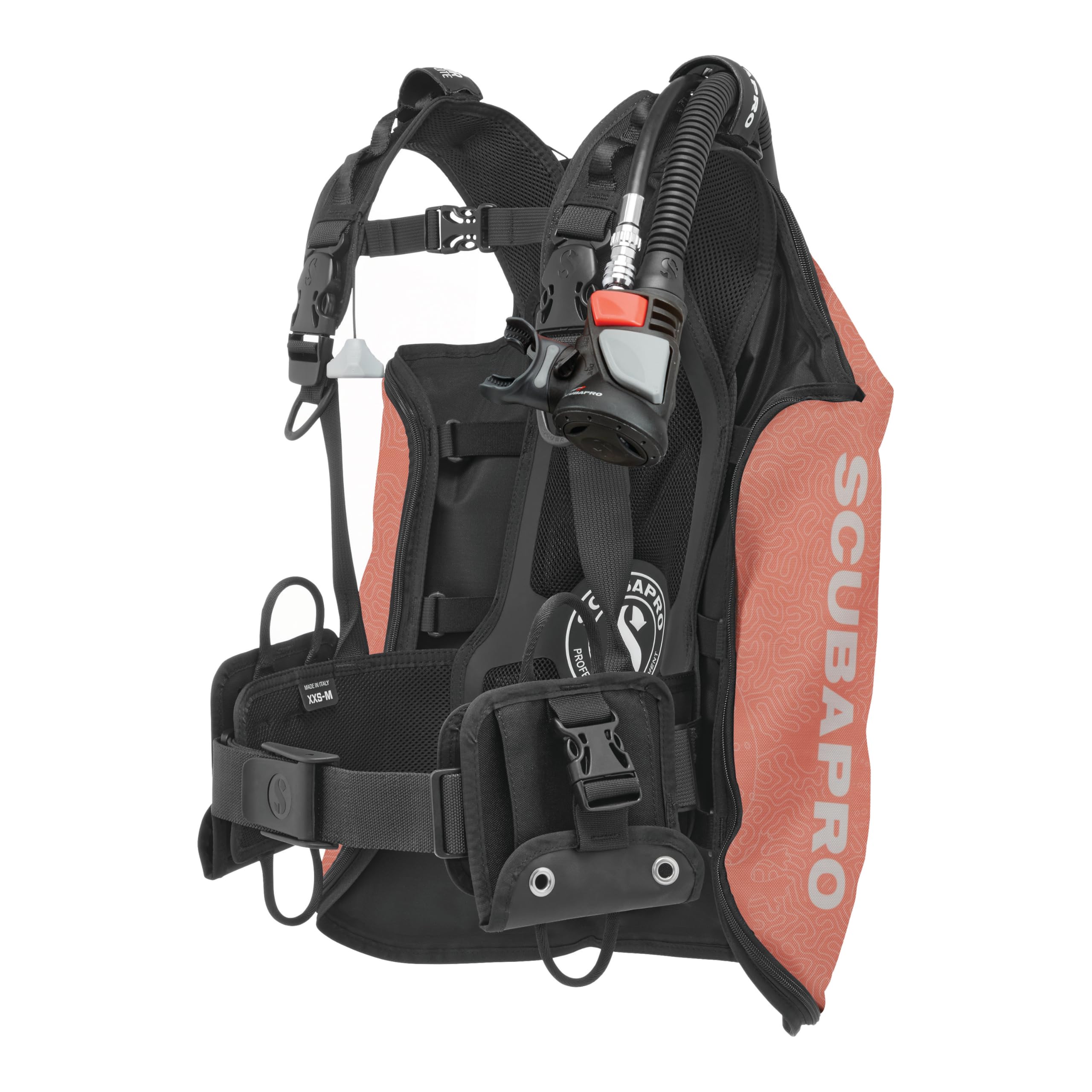 SCUBAPRO Navigator Lite Back Inflated Scuba Diving BCD with Air2 Inflator Regulator for Recreational Diving, 2X-Small - Medium, 
