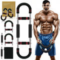Rictine Twister Arm Trainer, 50-110lb 6-Level Force Adjustment Chest Workout Equipment, Arm Trainer, Portable Power Twister Bar,