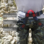Newdoar Adjustable Thickness Climbing Harness,Ce Certification Wider Half Body Harness For Rock Rappelling Fire Rescuing Tree Cl