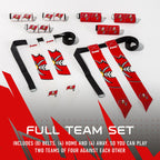 Franklin Sports Nfl Tampa Bay Buccaneers Flag Football Sets - Nfl Team Flag Football Belts And Flags - Flag Football Equipment F