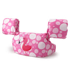 Silfrae Swim Vest Swim Floatation Vest Learn-To-Swim Device For Kids 30-50 Lbs (Pink Flamingo)