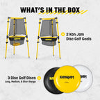 Kan Jam Ultimate Disc Golf Set With 2 Baskets And 3 Discs