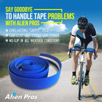 Alien Pros Bike Handlebar Tape Eva (Set Of 2) Blue - Enhance Your Bike Grip With These Bicycle Handle Bar Tape - Wrap Your Bike