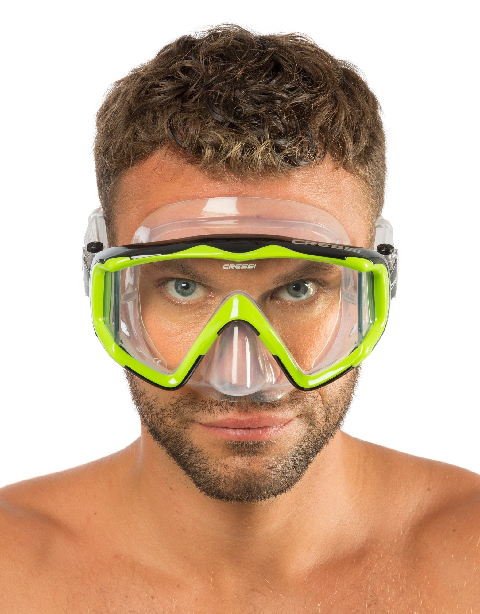 Cressi Pano 3, Clear/Lime