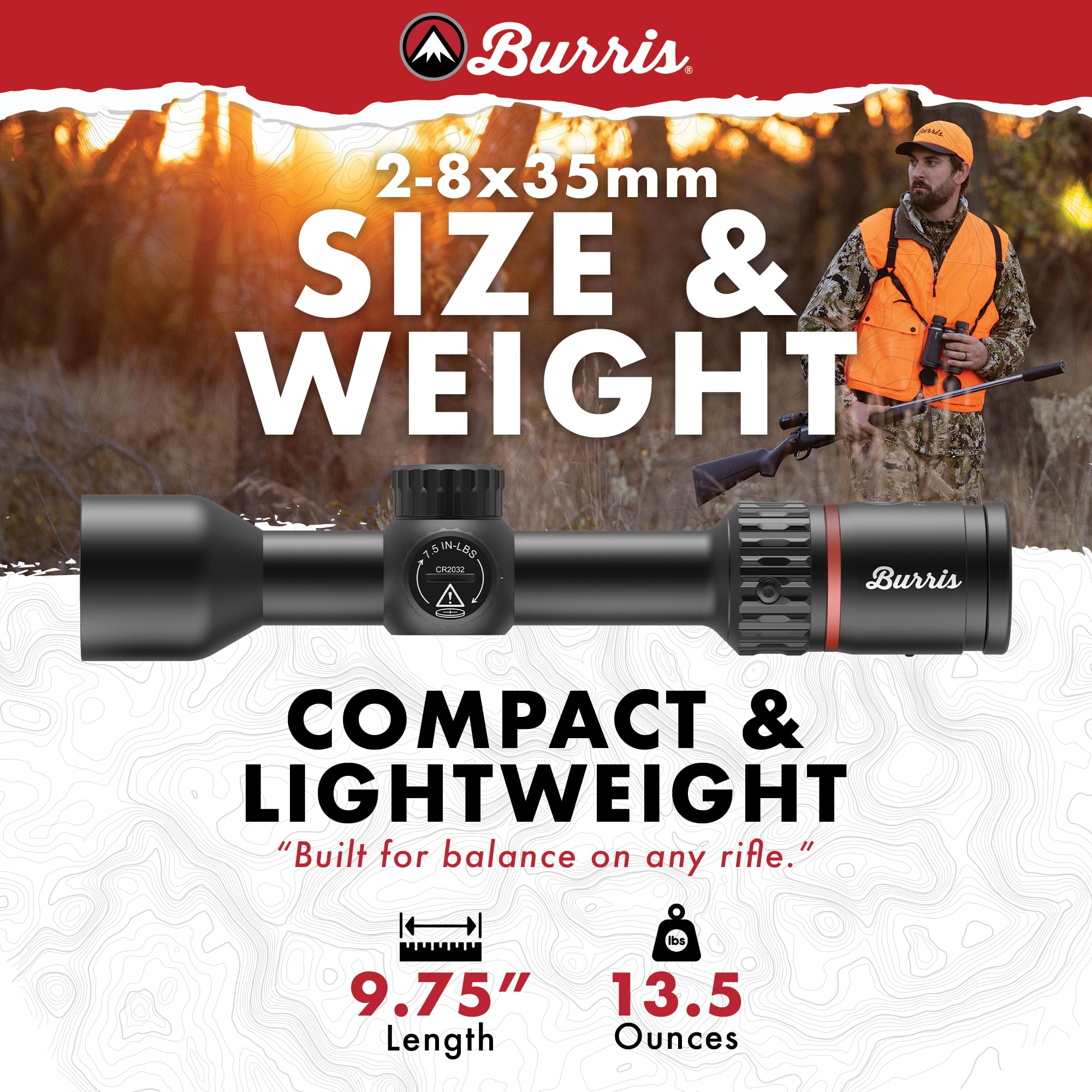 BURRIS Fullfield 2-8x35mm Illum. SC (201500)