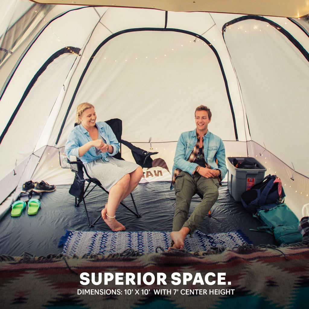 Napier Backroadz Suv Tent | 10' X 10' Vehicle Camping Tent | Fits All Cuvs, Suvs, Minivans | Sleeps 5 | Easy Set-Up | Spacious &